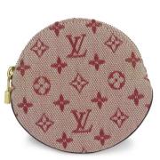 Pre-owned Canvas wallets Louis Vuitton Vintage , Red , Dames