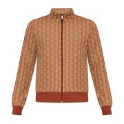 Sweatshirt met rits Lacoste , Brown , Heren