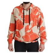 Bloemen rits hoodie, Italiaanse luxe statement Dolce & Gabbana , Multi...