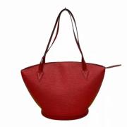 Pre-owned Leather louis-vuitton-bags Louis Vuitton Vintage , Red , Dam...