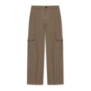 Broek type cargo Salvatore Ferragamo , Brown , Heren