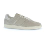 Suède Beige Sneakers voor Mannen Woolrich , Beige , Heren