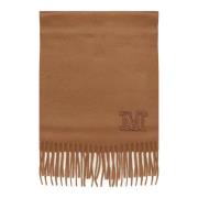 Bruine Cashmere Wintersjaal voor Vrouwen Max Mara , Brown , Dames