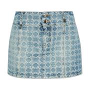 Denim rok Amiri , Blue , Dames