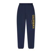 Sweatpants met logo Sporty & Rich , Blue , Heren