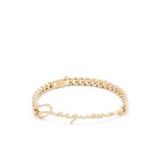 Gouden Ketting-Armband Jacquemus , Beige , Dames