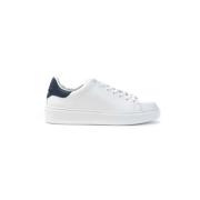 Klieke Court Leren Sneakers voor Heren Woolrich , White , Heren