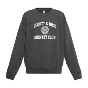 Gedrukte sweatshirt uit de Varsity-collectie Sporty & Rich , Gray , He...