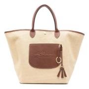 Opvouwbare Mandtas in Bruin Longchamp , Beige , Dames