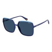 Blauwe Zonnebril PLD 6128/S Polaroid , Blue , Dames