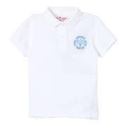 Lichte Stretch Piqué Polo MC2 Saint Barth , White , Heren