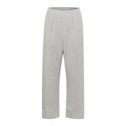 Granite Melange Sweatpants Straight Leg Stijl InWear , Gray , Dames