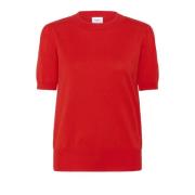 Flame Scarlet Gebreide Trui Saint Tropez , Red , Dames