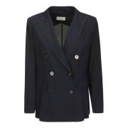 Stijlvolle Double-Breasted Jacket Alberto Biani , Blue , Dames