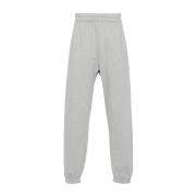 Grijze Logo Sweatpants Gcds , Gray , Heren