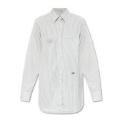 Zijden shirt met zak Stella McCartney , White , Dames