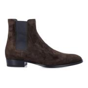 Donker Chocolade Chelsea Laarzen Saint Laurent , Brown , Heren