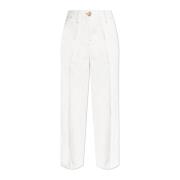 Hoge taille jeans Emporio Armani , White , Dames