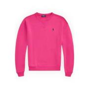 Fleece Sweater Polo Ralph Lauren , Pink , Dames