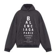 Sweatshirt met print Balenciaga , Gray , Heren