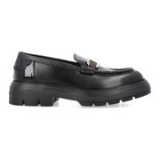 Zwarte Gesloten Loafers Salvatore Ferragamo , Black , Dames