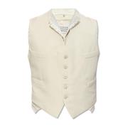 Wollen vest Maison Margiela , Beige , Heren