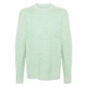 Casual Gebreide Trui Jil Sander , Green , Heren