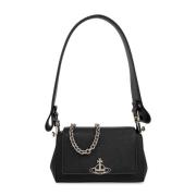 Schoudertas met logo Vivienne Westwood , Black , Dames