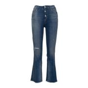 Dames Jeans met Rits en Knoop Liu Jo , Blue , Dames