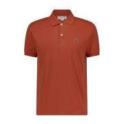 Klassiek Poloshirt Lacoste , Brown , Heren