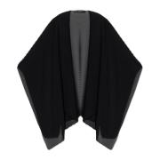 Geplooide poncho Emporio Armani , Black , Dames