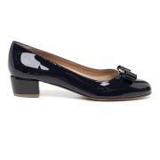 Blauwe Oxford Vara 1 Schoenen Salvatore Ferragamo , Black , Dames