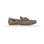 Heren Slip-On Loafers Met Franjes Leren Schoenen Tom Ford , Beige , He...