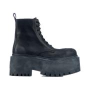 Veterschoenen van Leer voor Vrouwen Balenciaga , Black , Dames