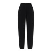 Broek met logo Emporio Armani , Black , Dames