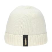 Stadsbeanie Eco Cashmere Ribboord Borsalino , White , Unisex