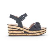 Zwarte Sandalen Gabor , Black , Dames