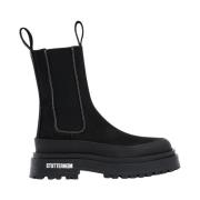 Stevige Nubuck Halfhoge Waterdichte Laarzen Stutterheim , Black , Dame...