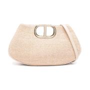 Beige Tassen met Afneembare Band Twinset , Beige , Dames