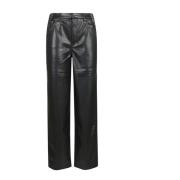 Wijde Pijpen Broek 5-Pocket Stijl Rotate Birger Christensen , Black , ...