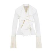 Witte Elegante Shirt voor Vrouwen Alexander McQueen , White , Dames