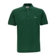 Groen Poloshirt met Krokodil Logo Lacoste , Green , Heren