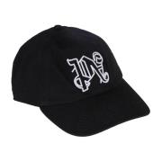 Monogram Baseballpet Palm Angels , Black , Heren