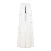 Grijze Broek Elegante Stijl Rick Owens , White , Dames