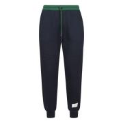 Geborstelde Loopback Kleurblokkerende Sweatpants Thom Browne , Black ,...