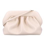 Schelp Vegan Fabric Clutch Handtas THEMOIRè , Beige , Dames