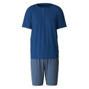 Korte Pyjama Set Calida , Blue , Heren