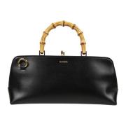 Kleine Goji Bamboo Schoudertas Jil Sander , Black , Dames