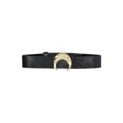 Maan Bedel Choker Zwart Sieraden Marine Serre , Black , Unisex