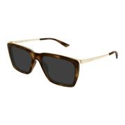 Zonnebril Saint Laurent , Brown , Heren